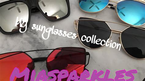 ebay sunglasses collection (quay, prada, ray ban dupes) try on 